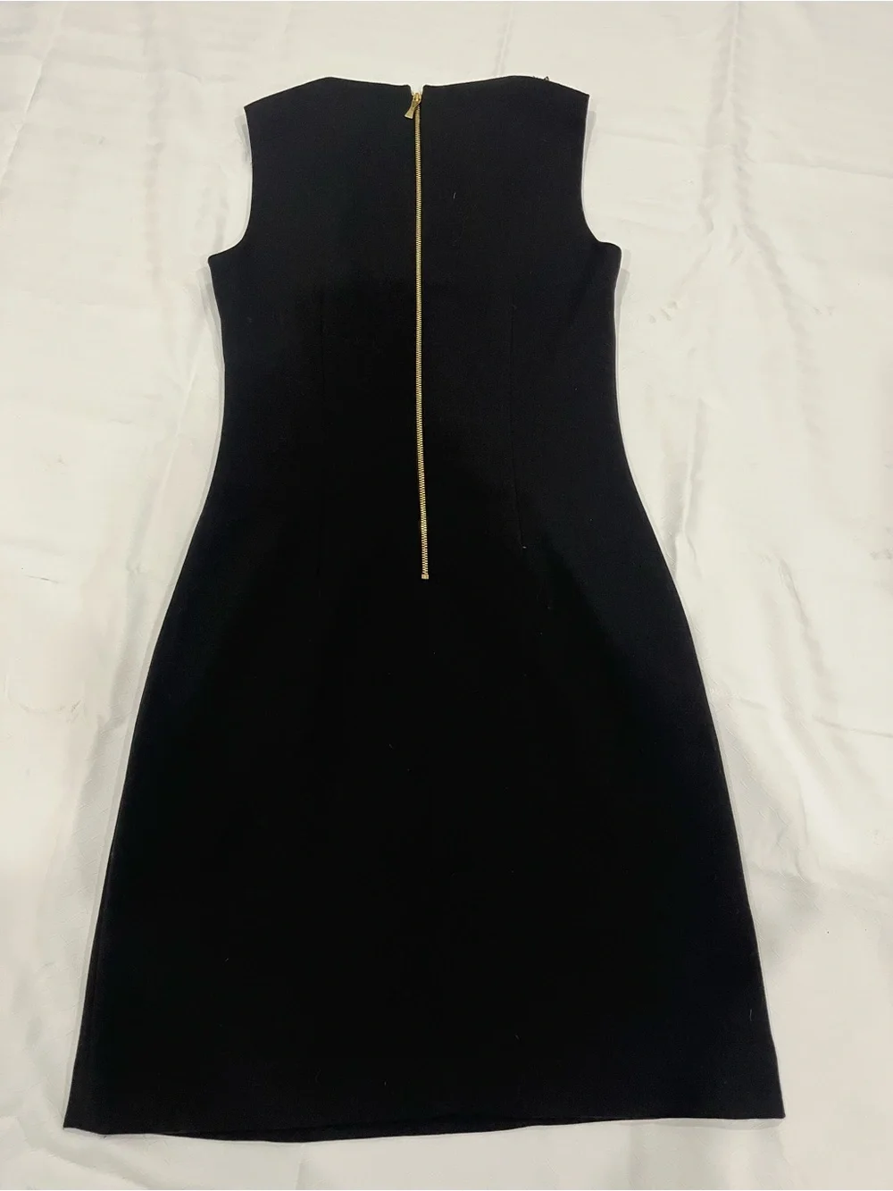 kate spade Black Sleeveless A-Line Dress with Embellished Neckline - Picture 6 of 11